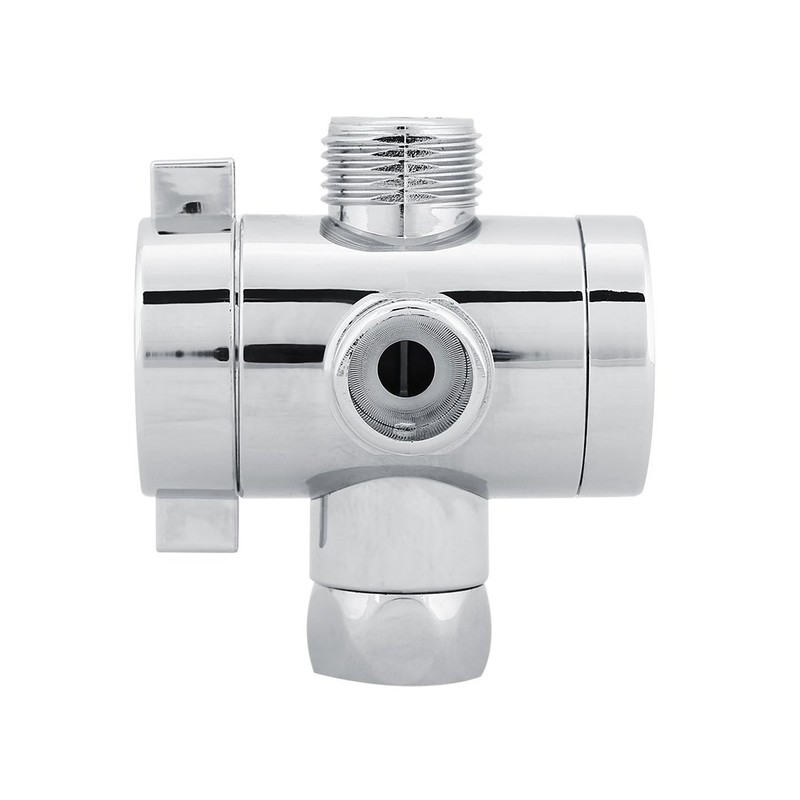 G1/2 3 Way Shower Head Diverter Valve Connector Adapter Universal