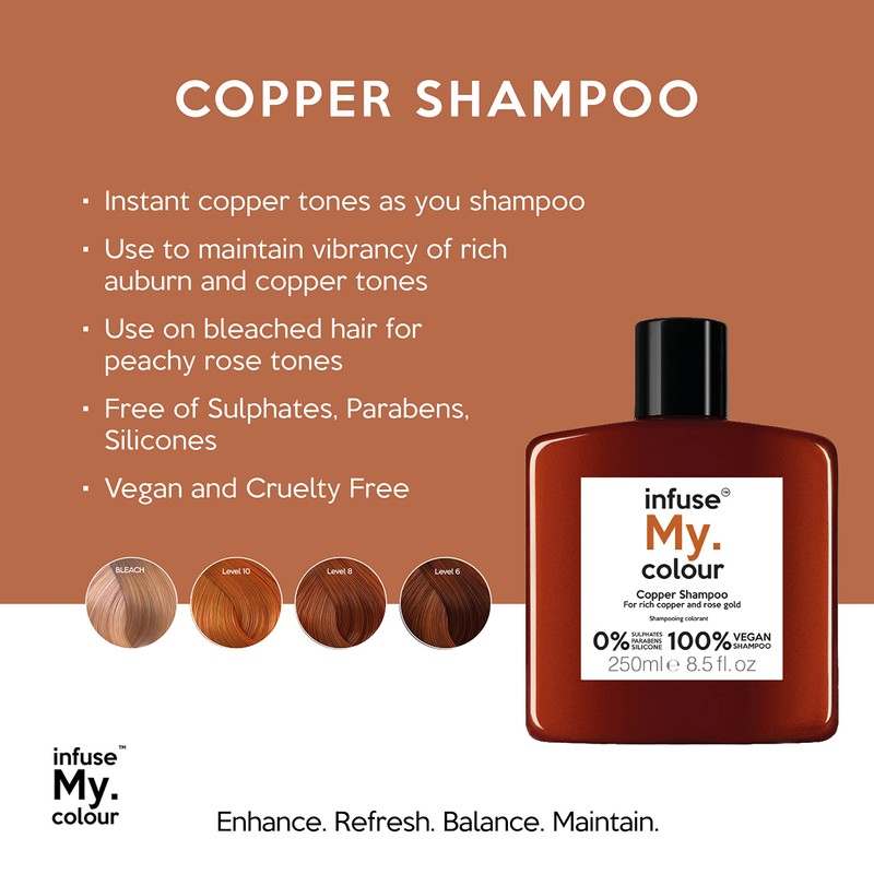 infuse My. colour Infuse My. Colour Copper Shampoo, 250 ml