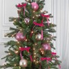 National Tree Company AH63-AG2369B Decorative Christmas Bow, Pink