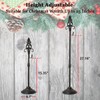 Wreath Stands for Display, Retro Black Standing Wreath Holder, Wrought