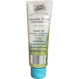 Little Journey Diaper Rash Cream, Pediatrician Tested, Diaper Rash Cream, Skin Protectant. Zinc Oxide -FREE OF - parabens & phthalates & fragances with vitamin E . white