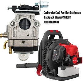 IBVIBV Carburetor Carb Compatible with 46cc Craftsman Backpack Blower CM46BT CMXGAAH46BT