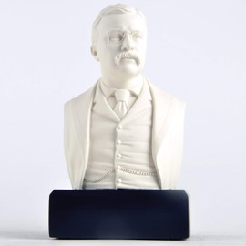 JFSM INC. President Theodore Roosevelt Historical Bust Collectible Memorabilia - Great Americans Collection