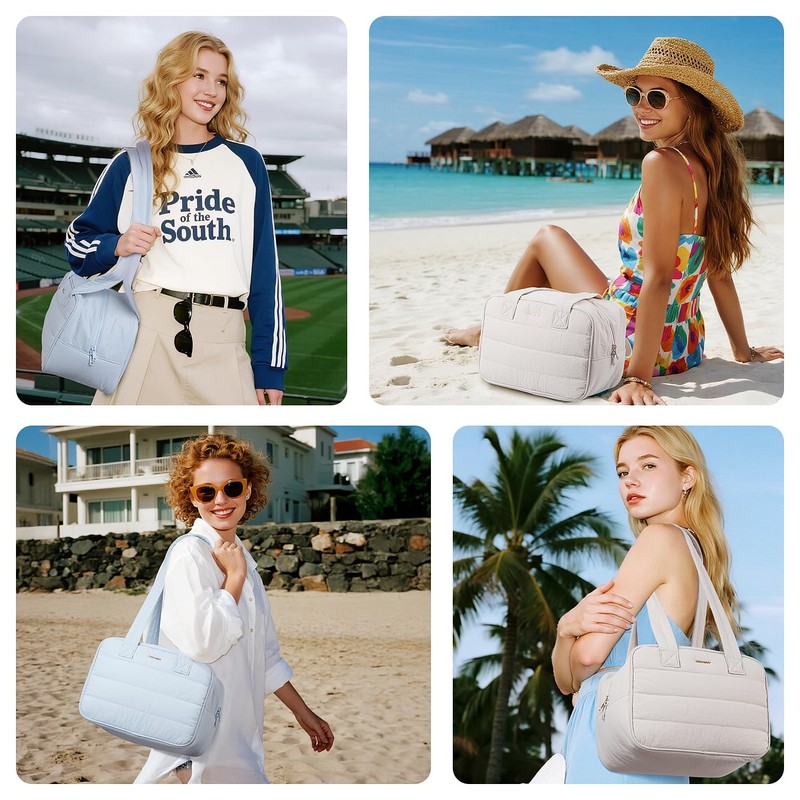 Lunch Bag Women，Freezable Lunch bag，Built-in Ice Pack Small Cooler，Womens Lunch