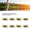 8Pcs Artificial Crab Bait 13cm 33.5g Simulation Crab Soft Lure