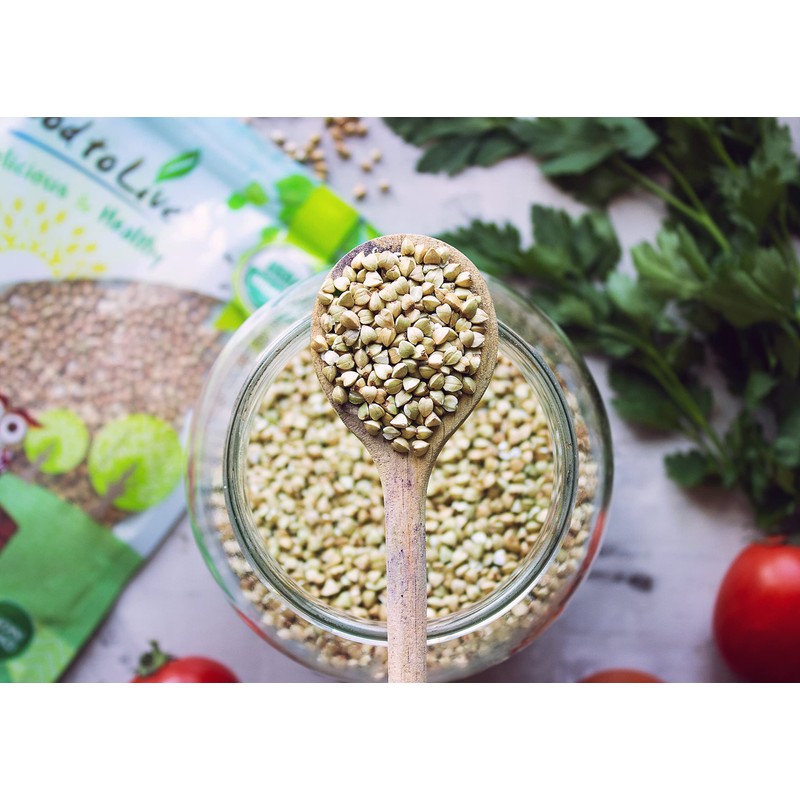 Food to Live Organic Buckwheat Groats, 4 Pounds – Whole