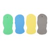 4pcs Body Bath Exfoliating Sponge 3D Ultra Soft Smooth Skin