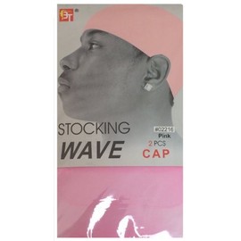 Beauty Town Stocking Wave Caps Pink