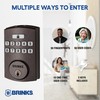 BRINKS Security Door Locks, High-Security Keyless Entry, Smart Electronic Door