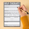 Knock Knock Self-Therapy , Checklist Note Pad for Step-by-Step Stress
