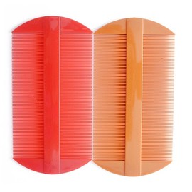 (Plastic Fine-toothed Comb Type B No. 2) Hair comb for dandruff removal and scalp exfoliation, tail comb, brush, comb, nit comb / (플라스틱 참빗 B타입 2호) 비듬제거 두피각질제거용 머리빗 꼬리빗 브러쉬 comb 서캐빗