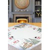 Kamaca snowmen series high-quality print motif Christmas tablecloth, winter Christmas