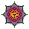 AK Wall Art Lotus Om Design Car Vinyl Sticker - SELECT SIZE - (A) X-Small: 2.5"