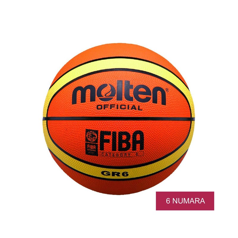 Molten Basketball - 6, Orange/Beige