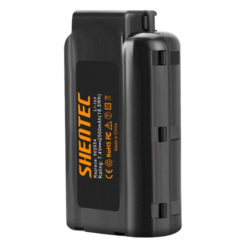 Shentec 2 Pack 7.4V 2.5Ah Battery Compatible with Paslode 902654