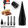 WarmCare Wood Splitter Drill Bits, Firewood Log Splitter Drill Log