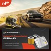A-Premium Automatic Transmission Fluid Filter with Pan Gasket, Compatible with