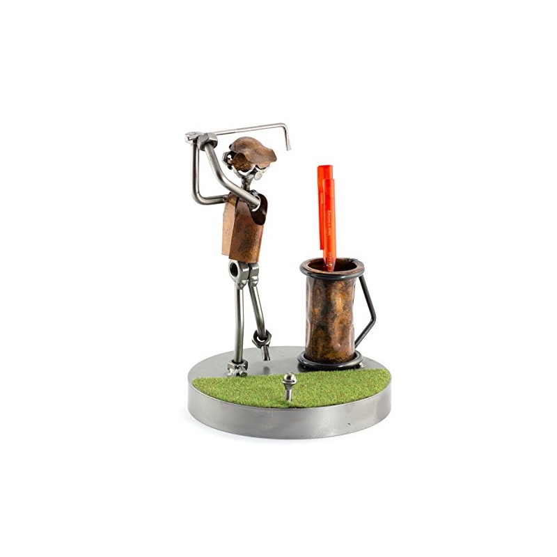 Steelman24 I Nuts and bolts sculpture Golf Pen Holder I
