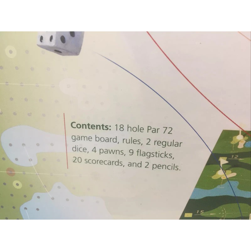 Lucky Shots Golf Board Game 2-4 Players AGES 10+ 18