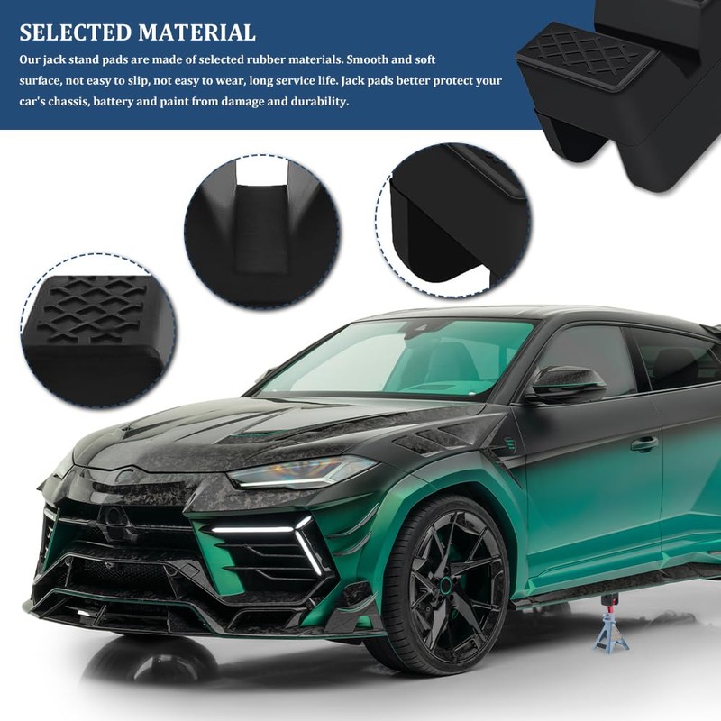 Tecledsn 3 Ton Car Jack Stand Pads, Jack Rubber Pad