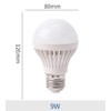 Portable Led Bulb with Crocodile Connector Clips E27 5W 12VDC