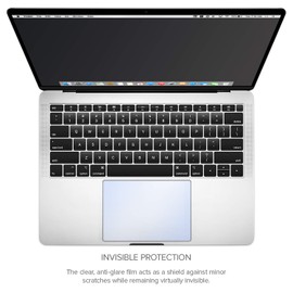 UPPERCASE GhostCover® Touch Premium Trackpad Protectors with Matte Finish, Compatible with 2023 2024 M2/M3 MacBook Air 15", A3114 A2941, 2 Pack, Matte Clear