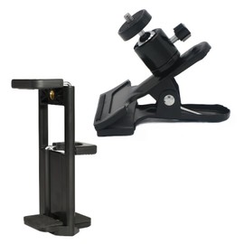 DIZLAS Tablet Holder Stand, Car Smartphone Clip-on Easy Installation, 360 Degree Adjustable Angle, Fits 4-11 Inches