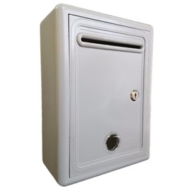 6 Colors to Choose from, Keyed, Questionnaire Box, Post, Lightweight, Multi-purpose, Box with Small Window (Gray)