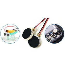 40PCS Vibration Motor DC3V 12000rpm Mini Vibration Motor Vibrating Motor for Cell Phone Electronic Device Repair Single Board Computers Classroom Project Bristle Bots Cable 2in