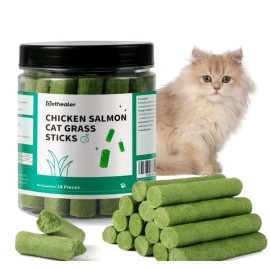 CA&T cat grass indoor cats freeze dried cat grass teething stick