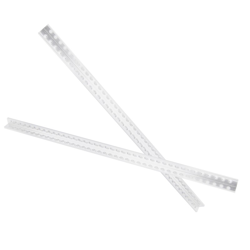 2Pcs Aluminum Extrusion Profile LShaped Beam 40 Holes Robot Accessories