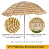 Backyard X-Scapes Tiki Thatch Tilt Beach and Patio Umbrella –