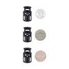 Plastic Cord Locks End Spring Stop Toggle Stoppers Multi-colour (10PCS,