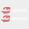 labelbike - 2 pre-spaced Stickers written ''Senna'' compatible with Ducati