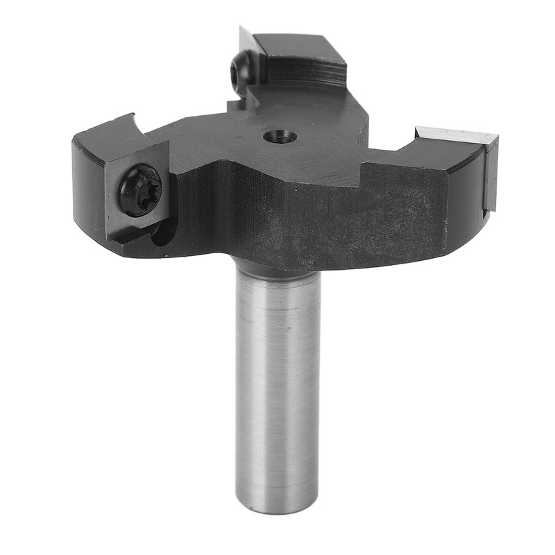 1/2in Shank Insert Style Spoilboard Bit 3 Blade T Shaped