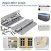 6-Pack 316 Stainless Steel Cooler Hinges & 24 Screws for