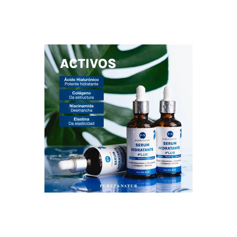Serum Acido Hialuronico Hidratante Plus + Niacinamida Facial Todo Tipo