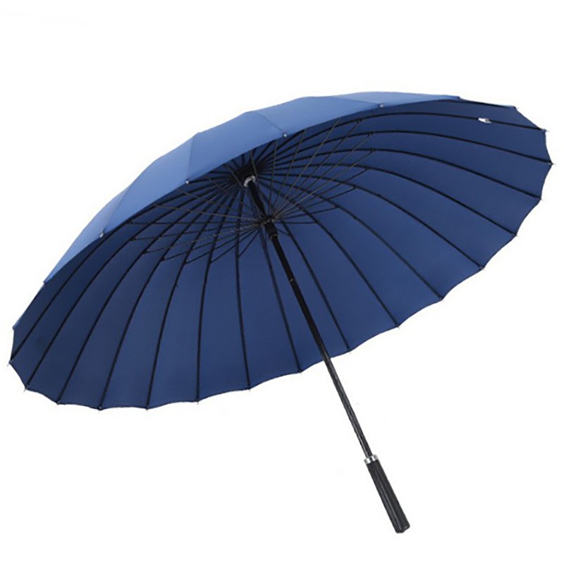 Long Handled Umbrella 24 Rib Large Windproof Reinforced Straight Umbrella