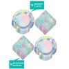 Mermaid Party Supplies - Shimmering Clamshell Dessert Plates and Mermaid