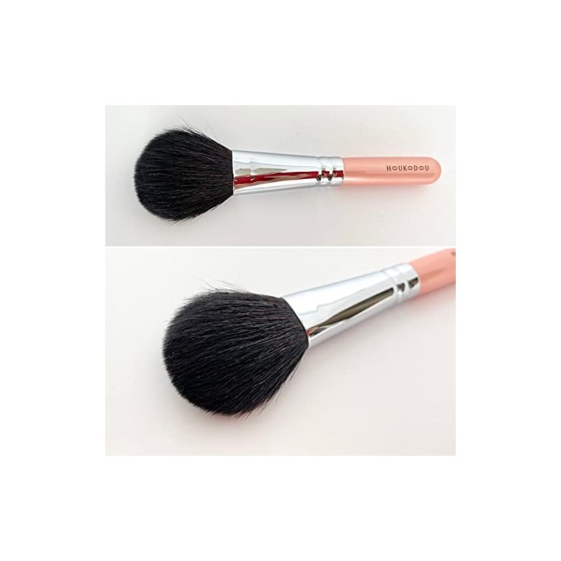 HOUKODOU P-C2 Kumano Brush Makeup Brush, Cheek Brush, Flat (Moe