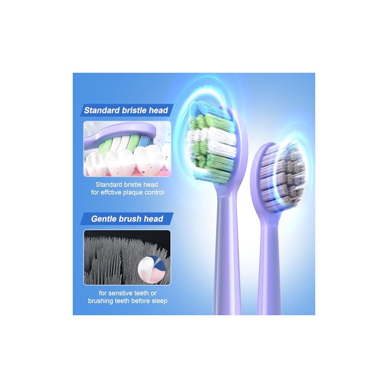 JTF Sonic Cepillo de dientes eléctrico – con estuche de