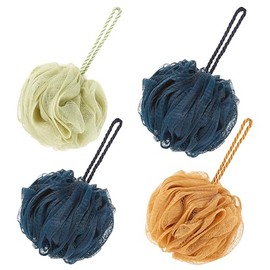 Juego Esponjas Exfoliantes Baño Exfoliante Corporal Alto Rendimiento Spa Masajes Eliminación Piel Muerta Accesorios Ducha Azul Topo Verde 60g