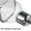 POPETPOP Botella de agua para animales pequeños sin goteo, paquete