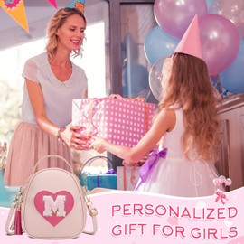 CLOUDWINGS Birthday Gifts for 3 4 5 6 7 8 9 10 11 12 Year Old Girl Toddler Little Girl Purse Kid Crossbody Bag (Pink-M)