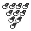 ISHR 10pcs Motorcycle Tie Down Rings Hook Hole 6.5mm Stainless