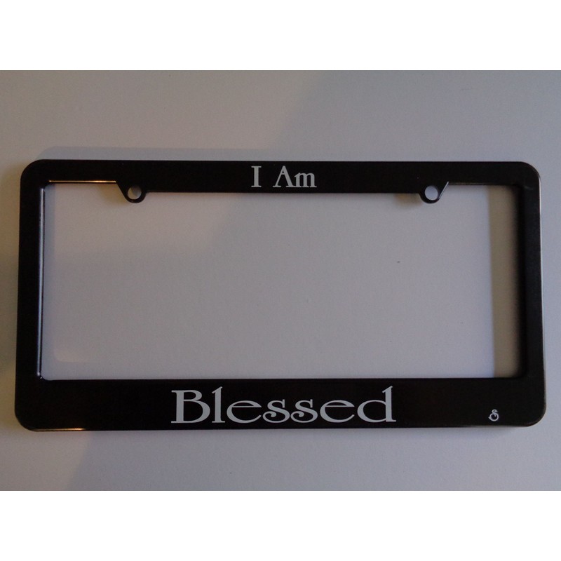 I Am Blessed - Religious License Plate Frame