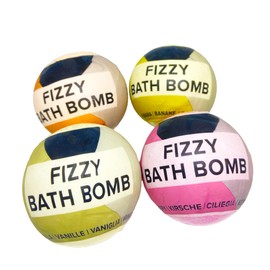 THE REPLICANT Foam Bath Additive/Pack of 4 Fruity Sparkling Bath Bombs