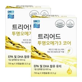 Cellonics Triad Transparent Omega3 Core 750mgX30capsulesX221263911672009 / 셀로닉스 트리어드 투명 오메가3 코어 750mgX30캡슐X2개21263911672009