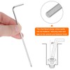 QUARKZMAN 4 Pieces Ball End Hex Key 2.5mm L Shape