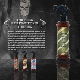 Bandido Two Phase Hair Conditioner 350 ml, 2-Phase Conditioner for Dry Hair (HERBAL)